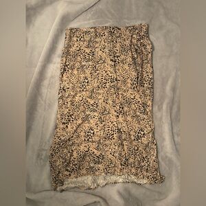 Maurices Leopard Print Wrap Skirt